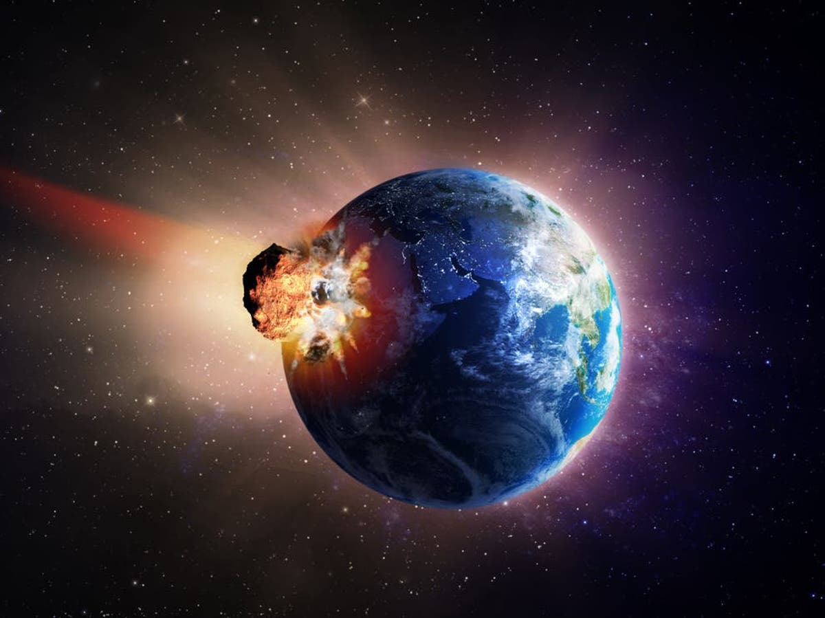 Asteroid hitting earth 2021